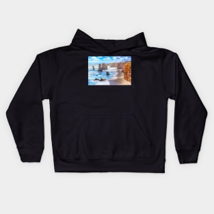 The Twelve Apostles in Australia Kids Hoodie